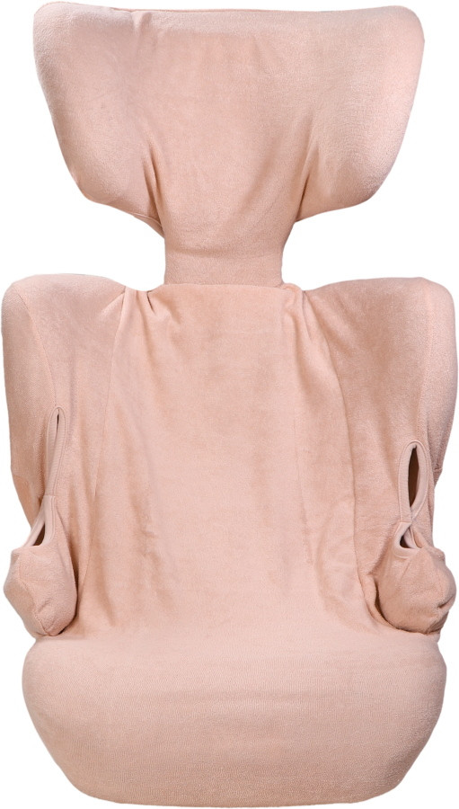 MamaLoes Badstof Light Pink Groep 2/3 Autostoelhoes