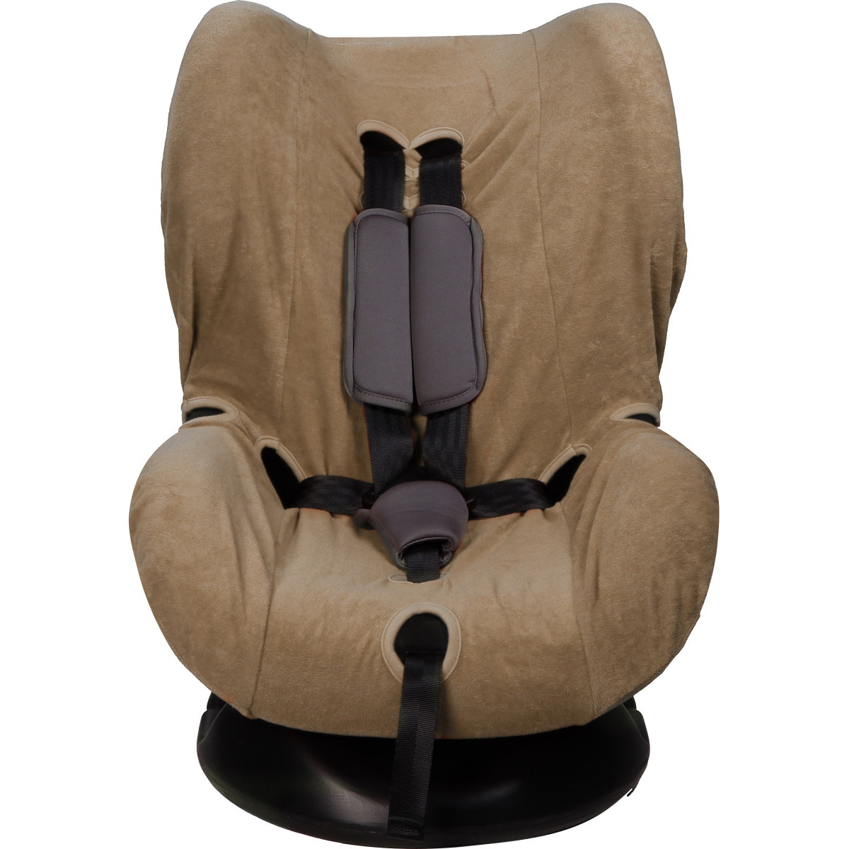 MamaLoes Badstof Nougat Groep 1+ Autostoelhoes