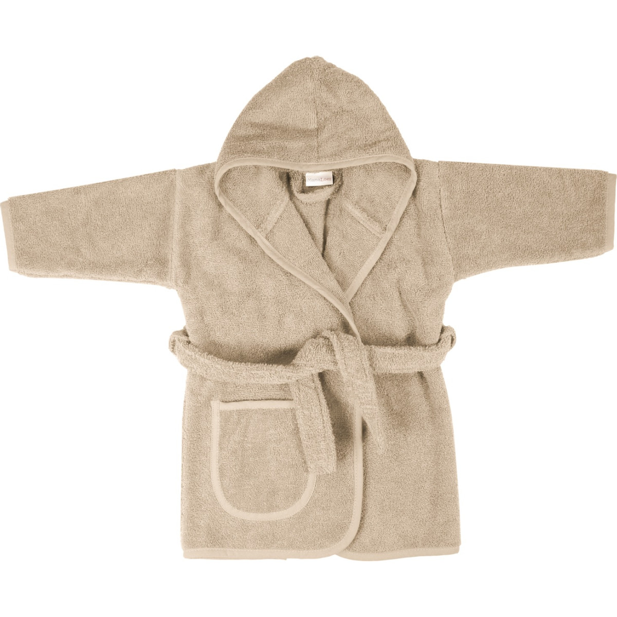 MamaLoes Badstof Oat 0-1jr Baby Badjas