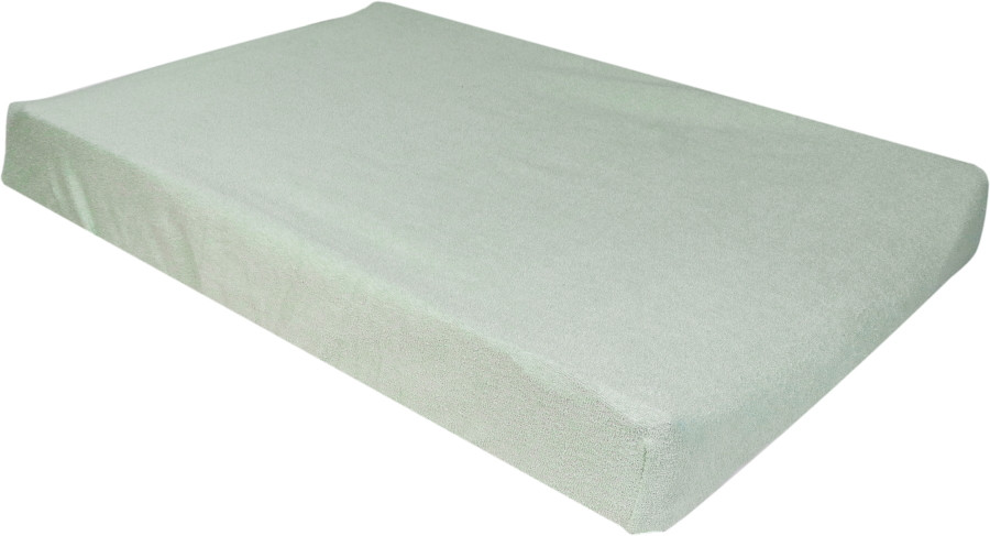 MamaLoes Badstof Stone Green Aankleedkussenhoes