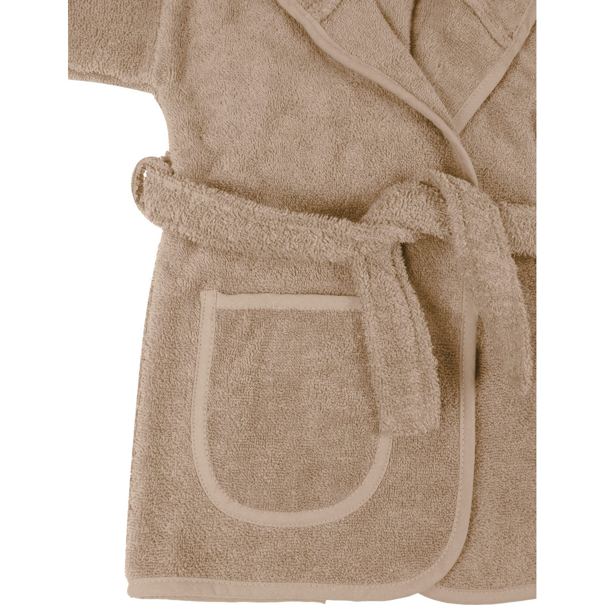 MamaLoes Badstof Zand 1-2jr Badjas