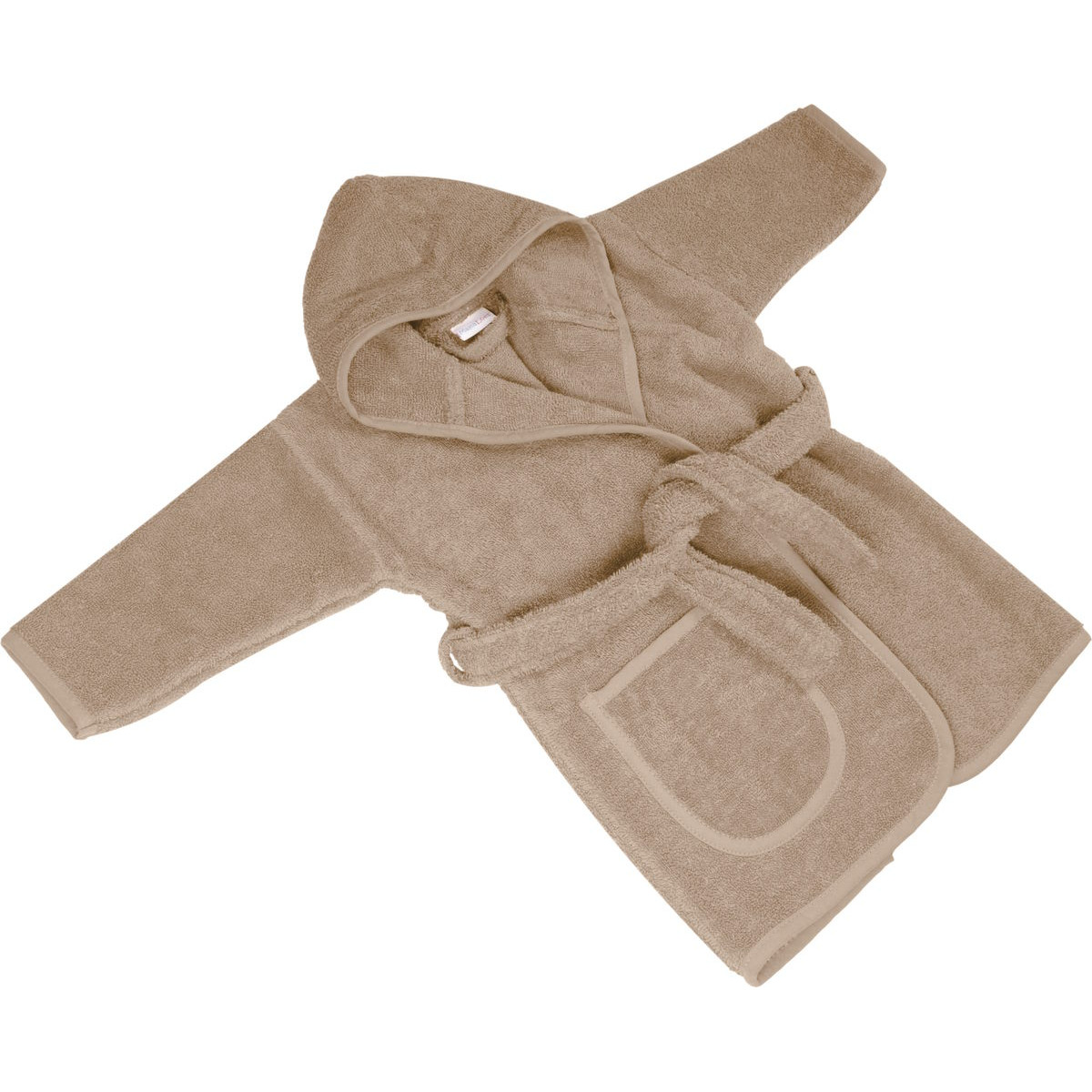 MamaLoes Badstof Zand 1-2jr Badjas