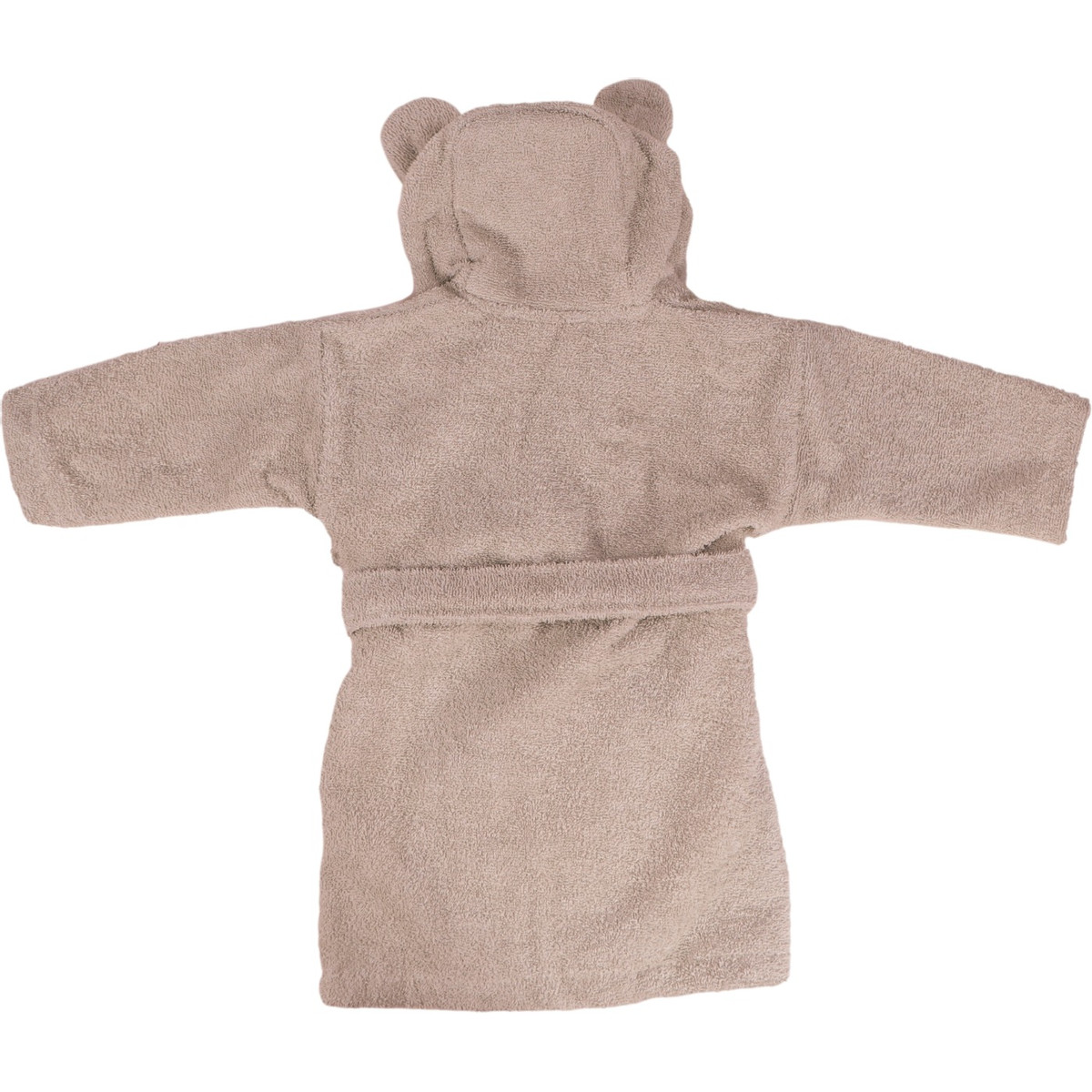 MamaLoes Beer Badstof Zand 0-1jr Baby Badjas