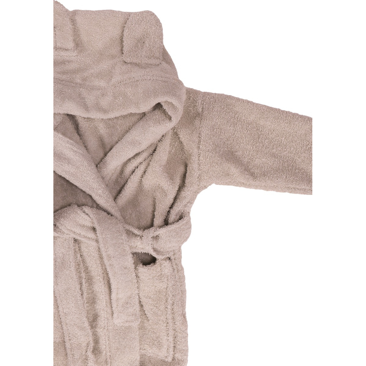 MamaLoes Beer Badstof Zand 1-2jr Kinder Badjas