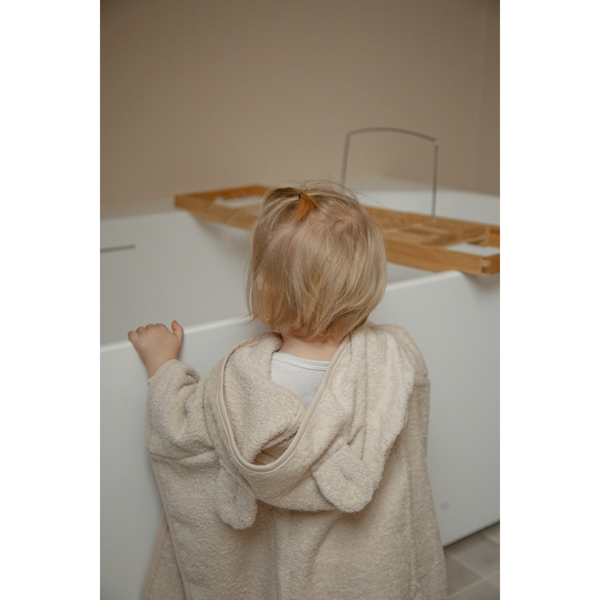 MamaLoes Beer Badstof Zand Kinder Badponcho