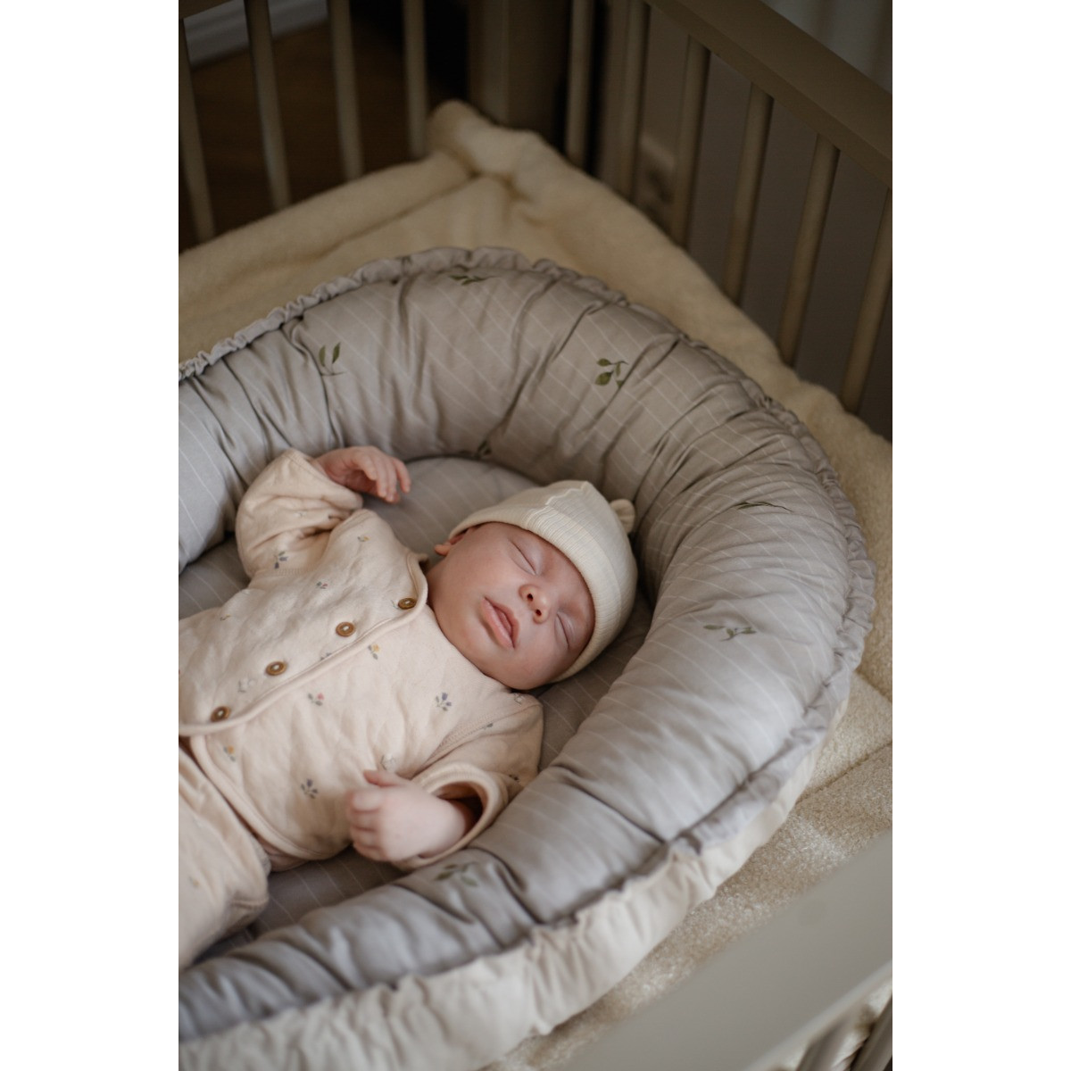 MamaLoes Blaadjes Omkeerbaar Babynest