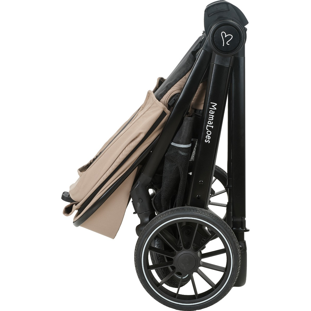 MamaLoes Bodi Nougat 3-in-1 Kinderwagen incl. Autostoel