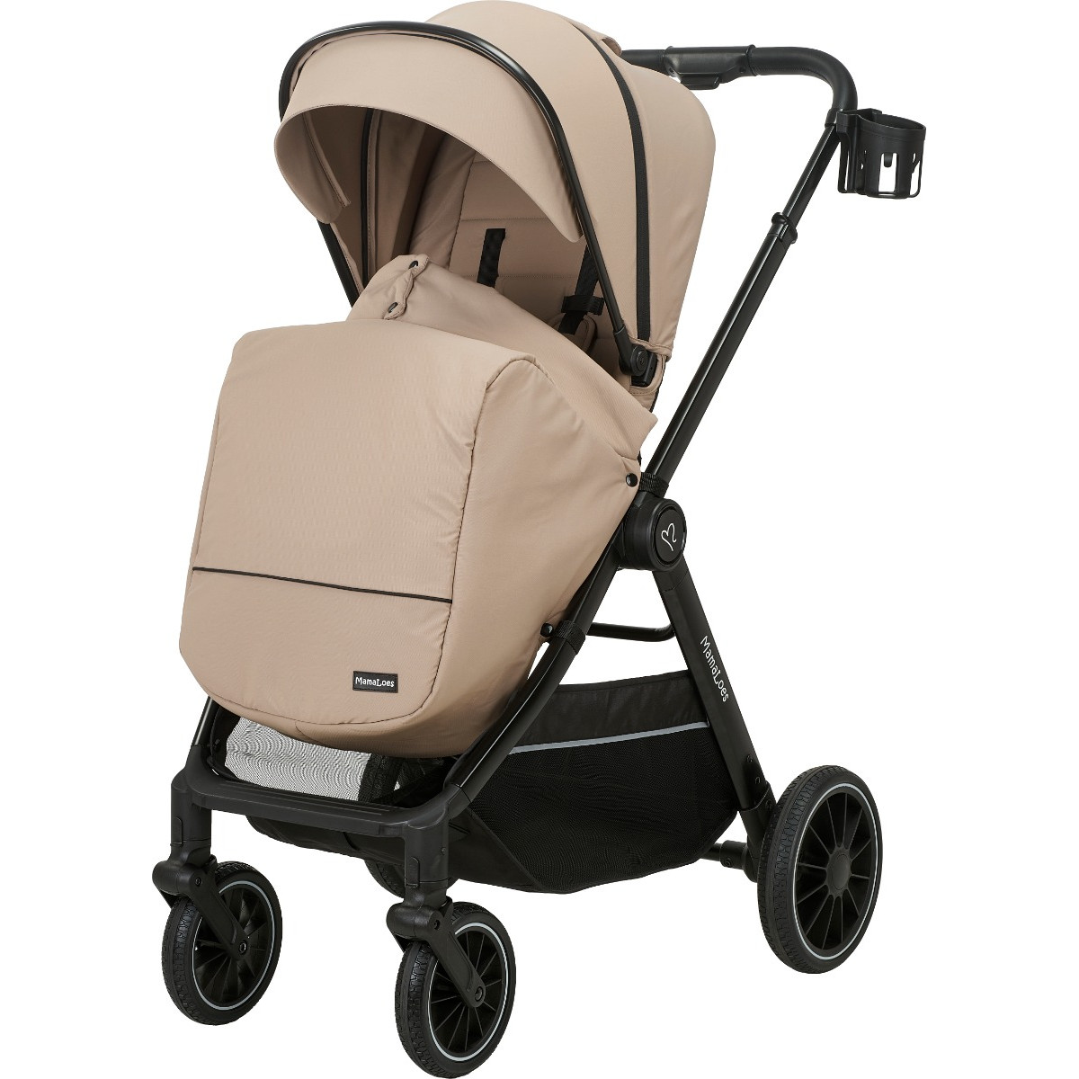 MamaLoes Bodi Nougat 3-in-1 Kinderwagen incl. Autostoel