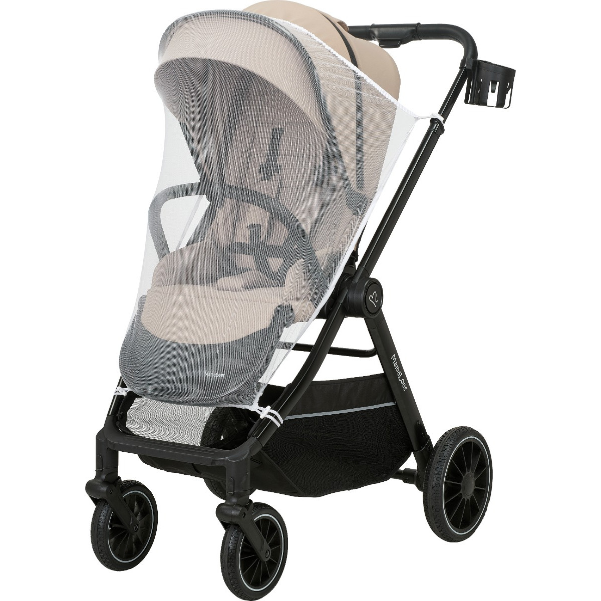 MamaLoes Bodi Nougat 3-in-1 Kinderwagen incl. Autostoel