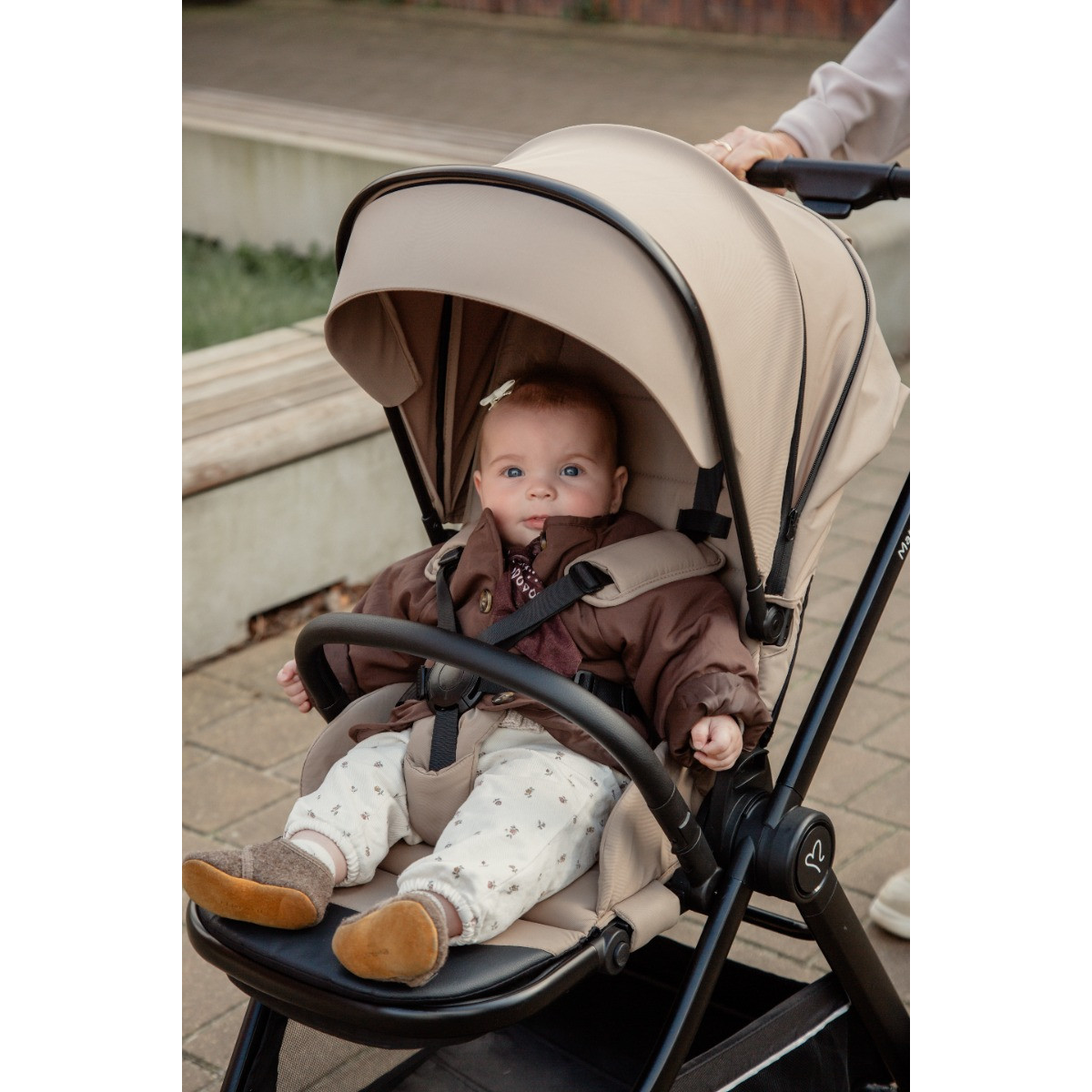 MamaLoes Bodi Zwart 3-in-1 Kinderwagen incl. Autostoel