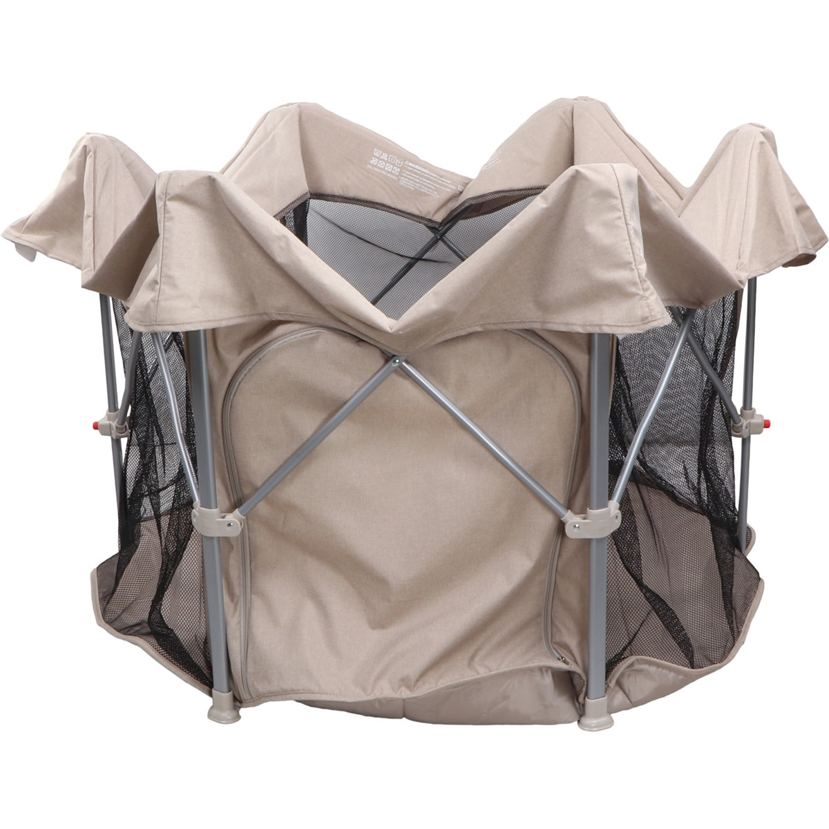 Mamaloes Boris Beige 6-Hoekige Inklapbare Baby Box