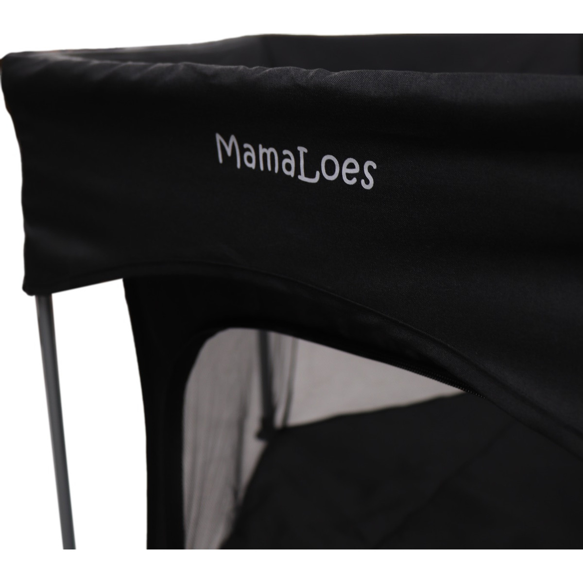 Mamaloes Boris Zwart 6-Hoekige Inklapbare Baby Box