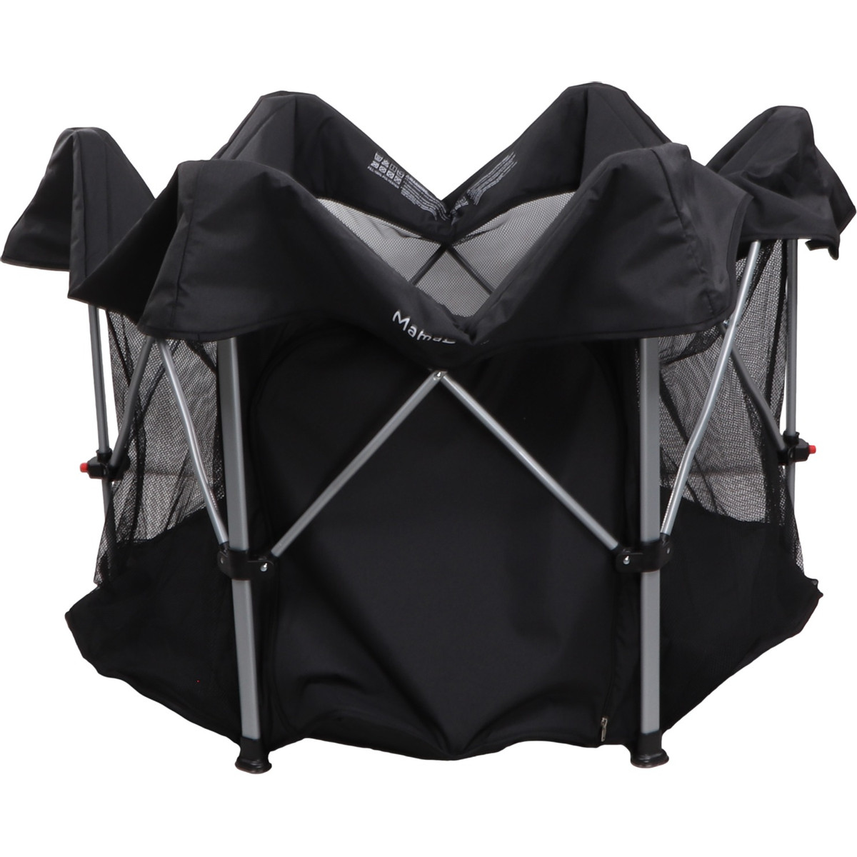 Mamaloes Boris Zwart 6-Hoekige Inklapbare Baby Box