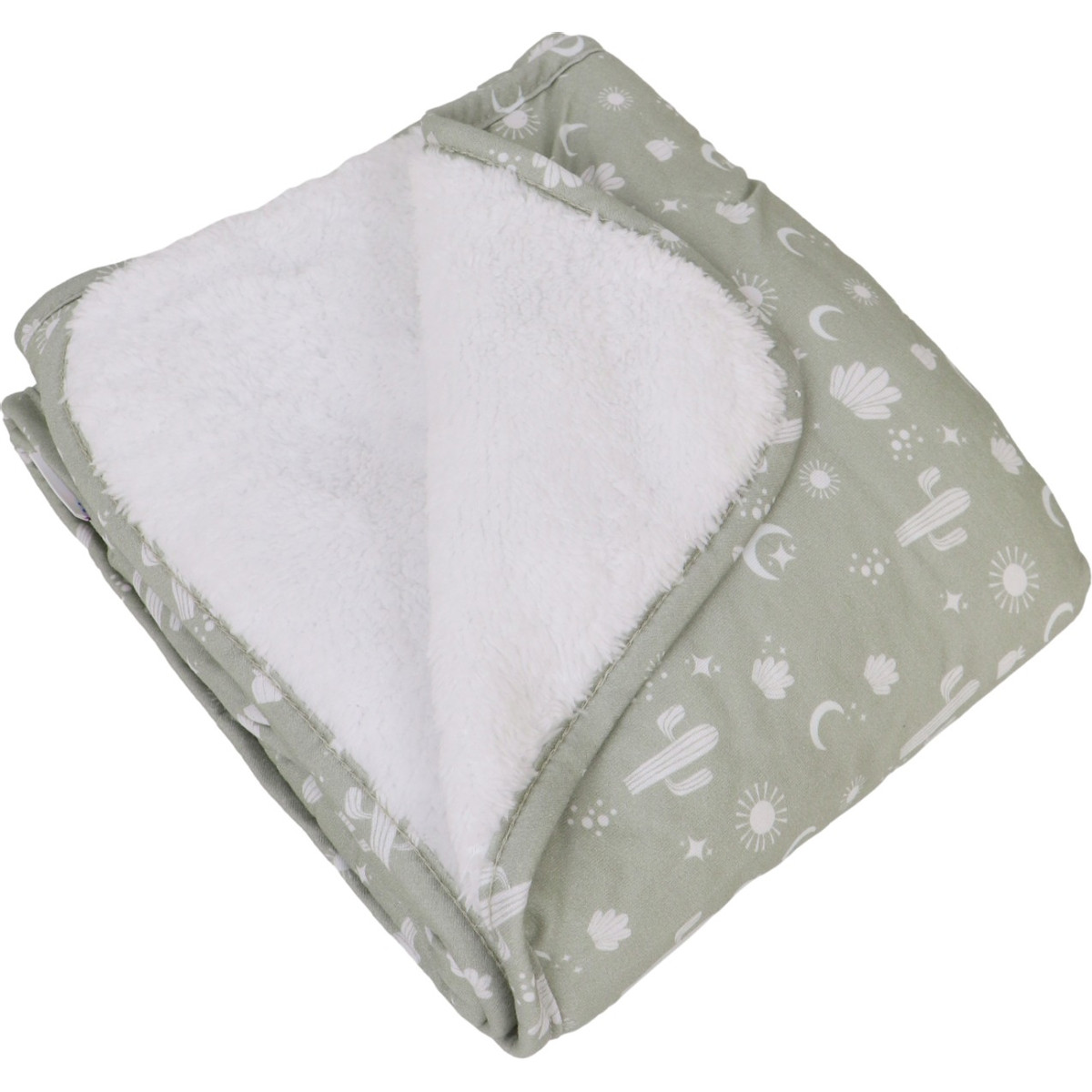 MamaLoes Cactus Fleece 70x90cm Babydeken