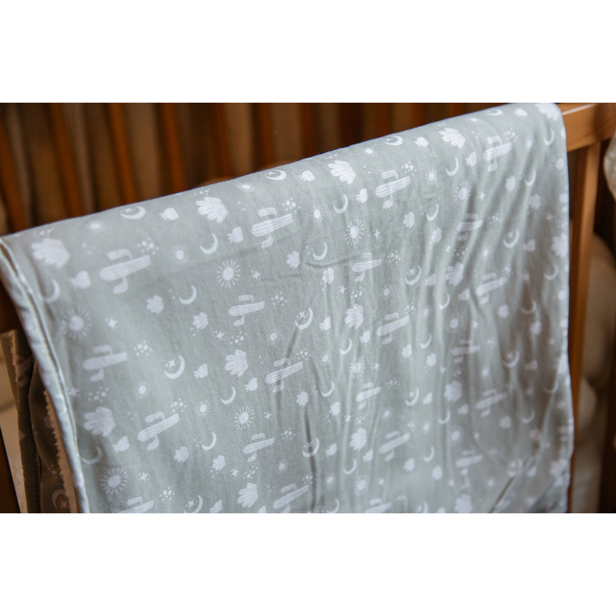 MamaLoes Cactus Fleece 70x90cm Babydeken