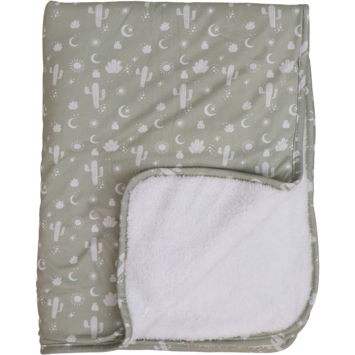 MamaLoes Cactus Fleece 70x90cm Babydeken