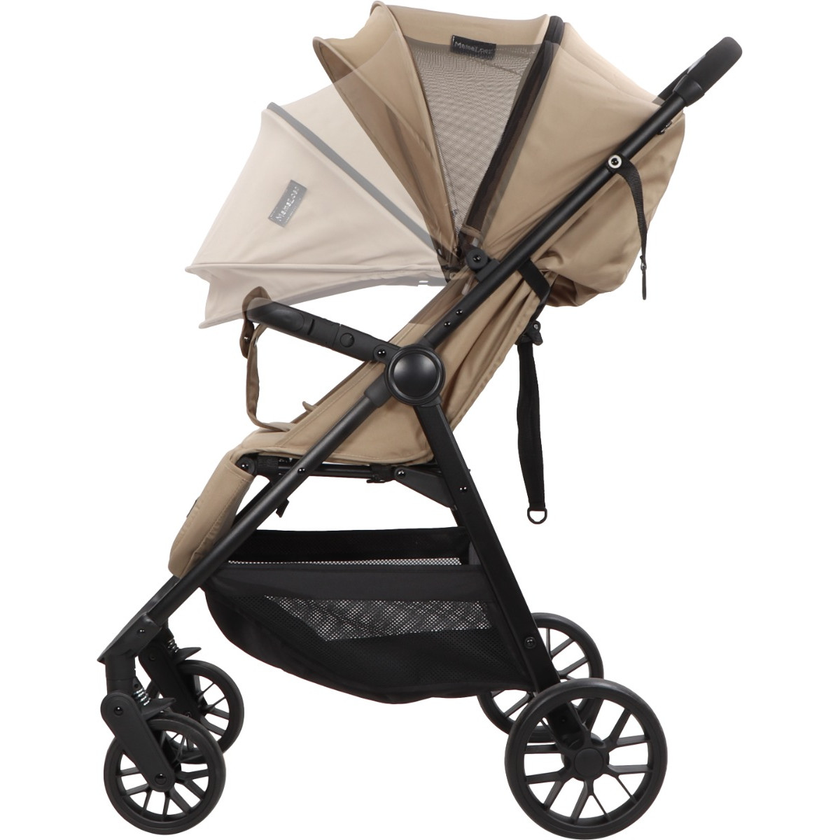 MamaLoes Cato Beige Shopper Wandelwagen