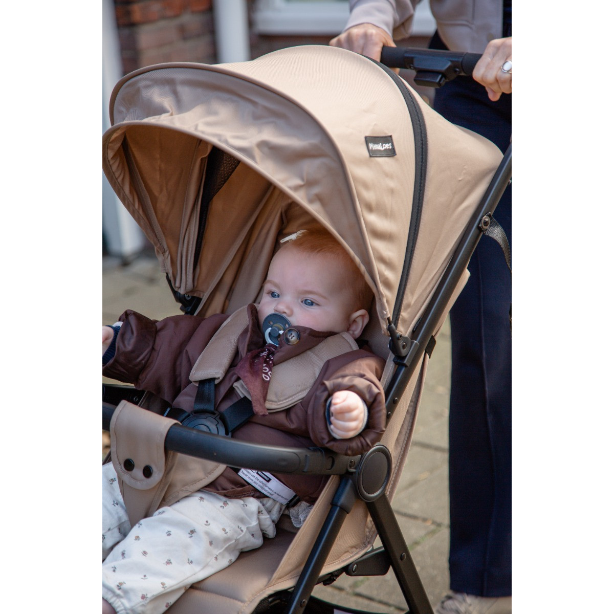 MamaLoes Cato Zwart Shopper Wandelwagen