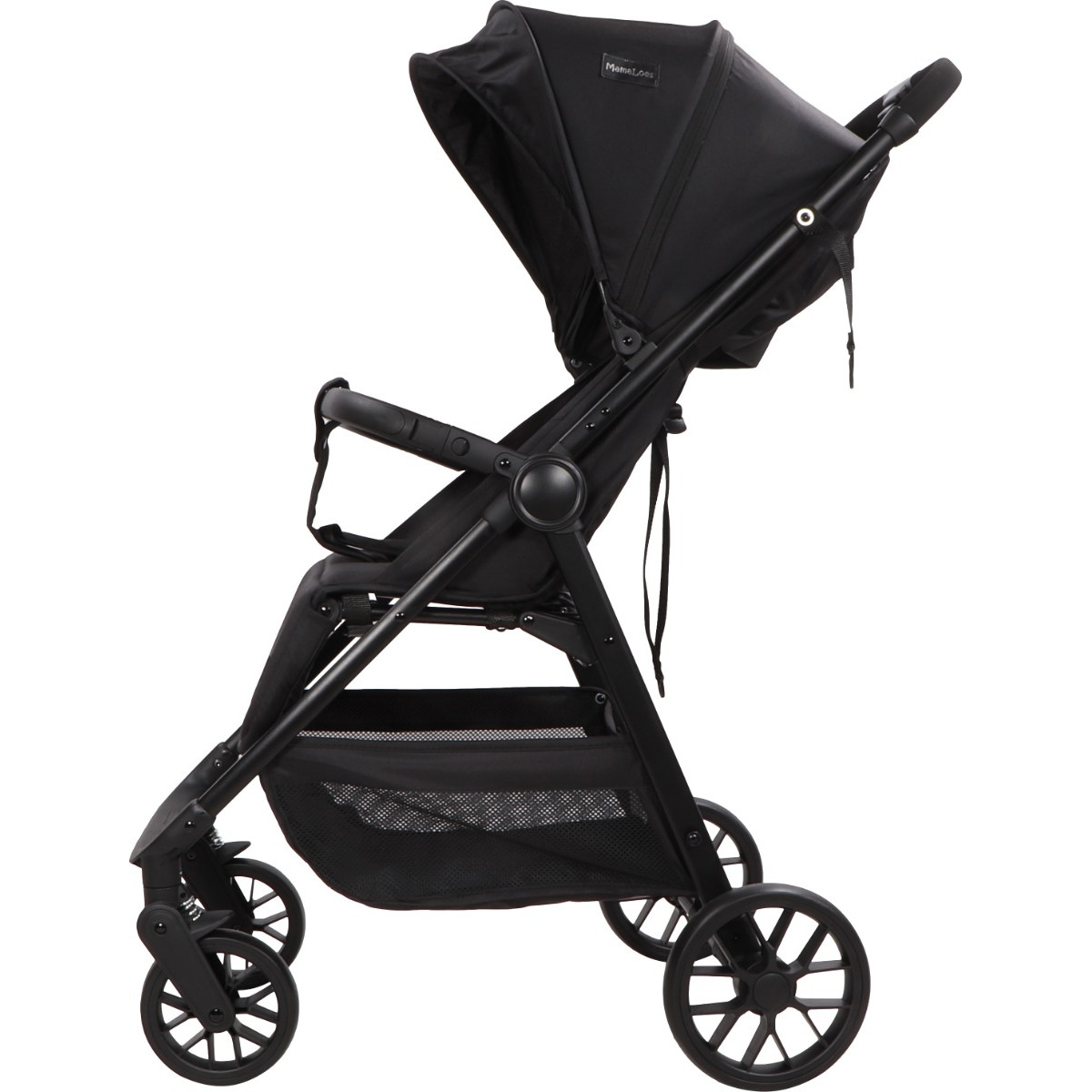 MamaLoes Cato Zwart Shopper Wandelwagen