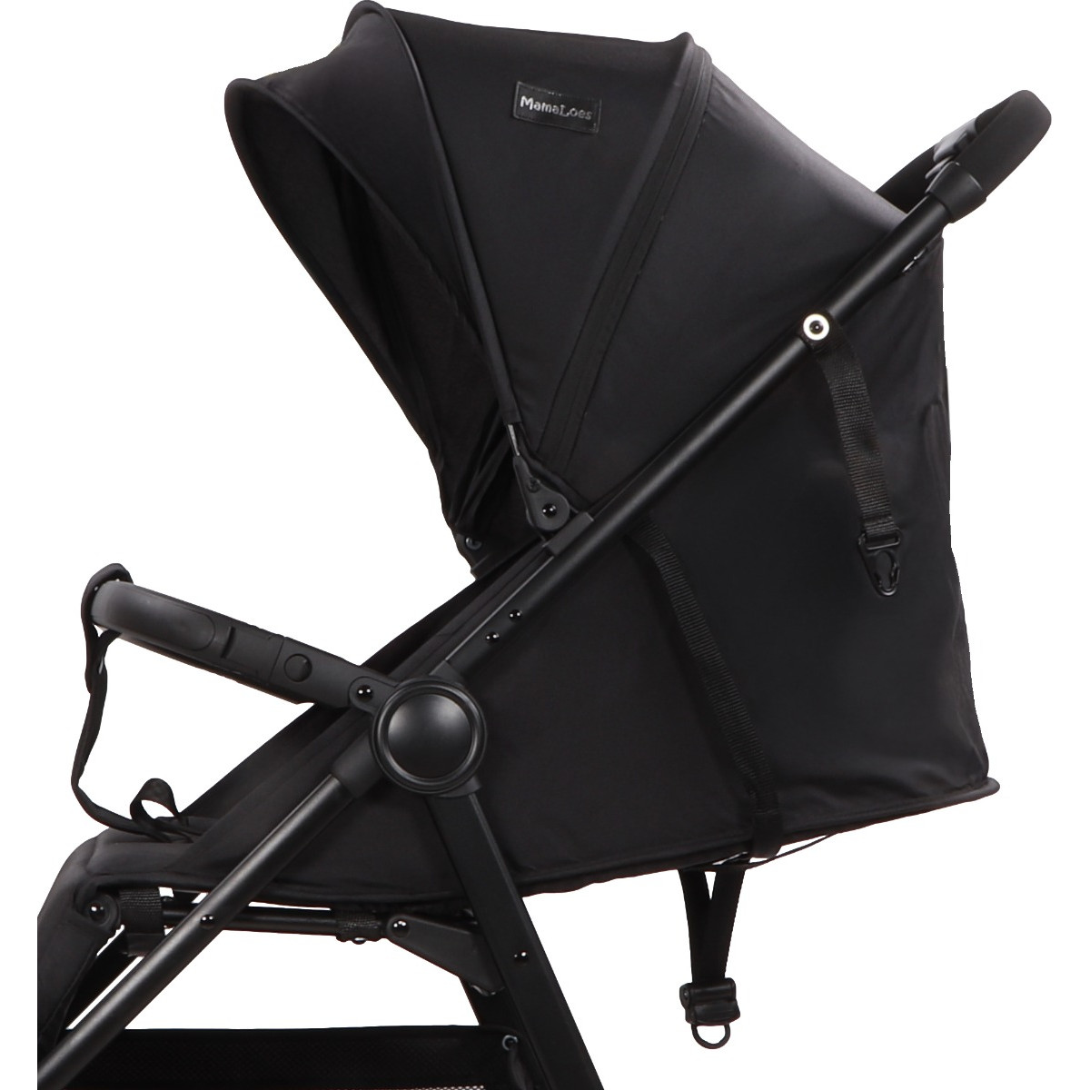 MamaLoes Cato Zwart Shopper Wandelwagen