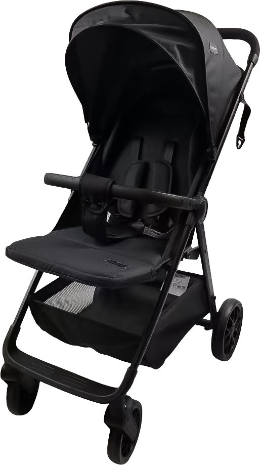 MamaLoes Cato Zwart Shopper Wandelwagen