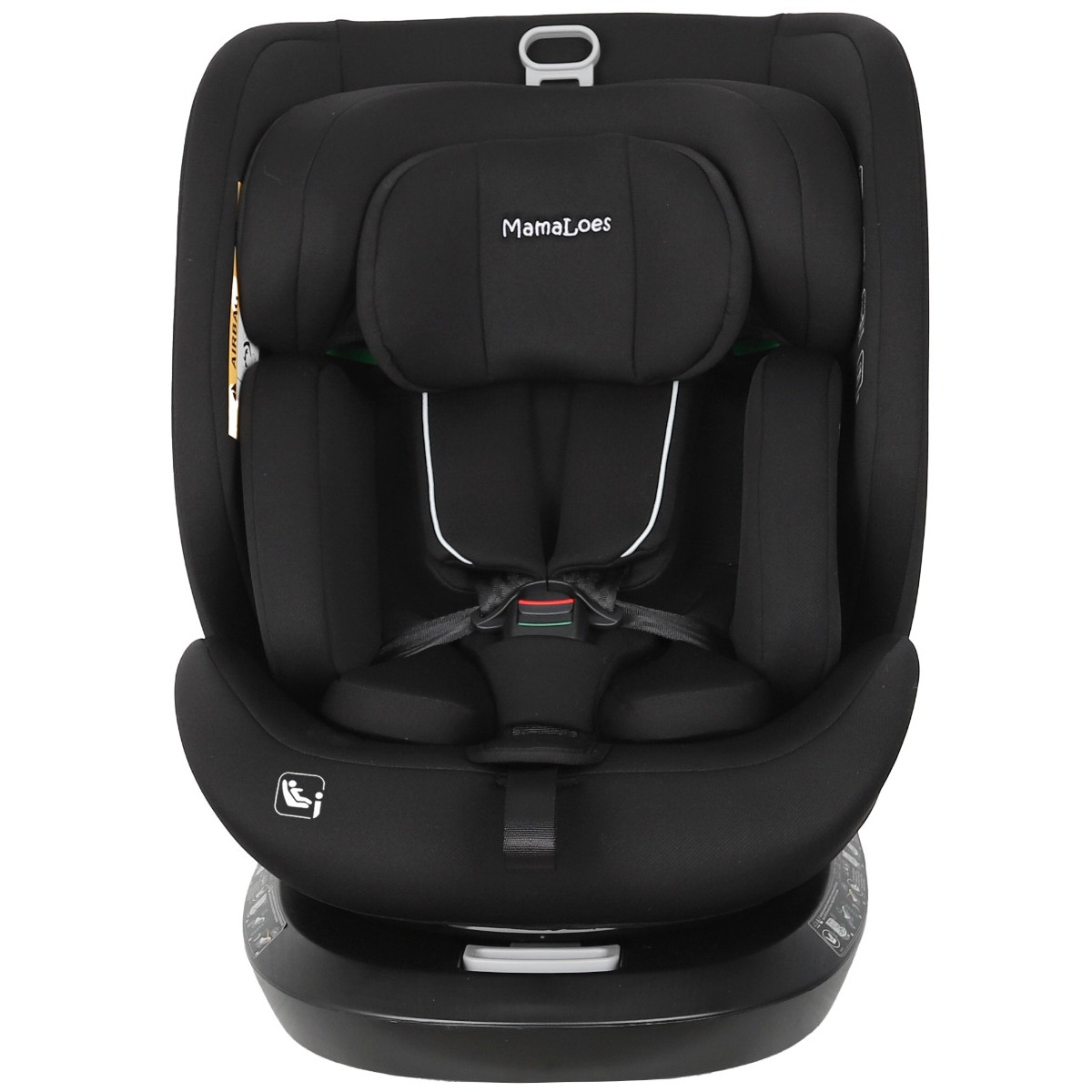 MamaLoes Dani Zwart 40-150 cm 360° i-Size Autostoel