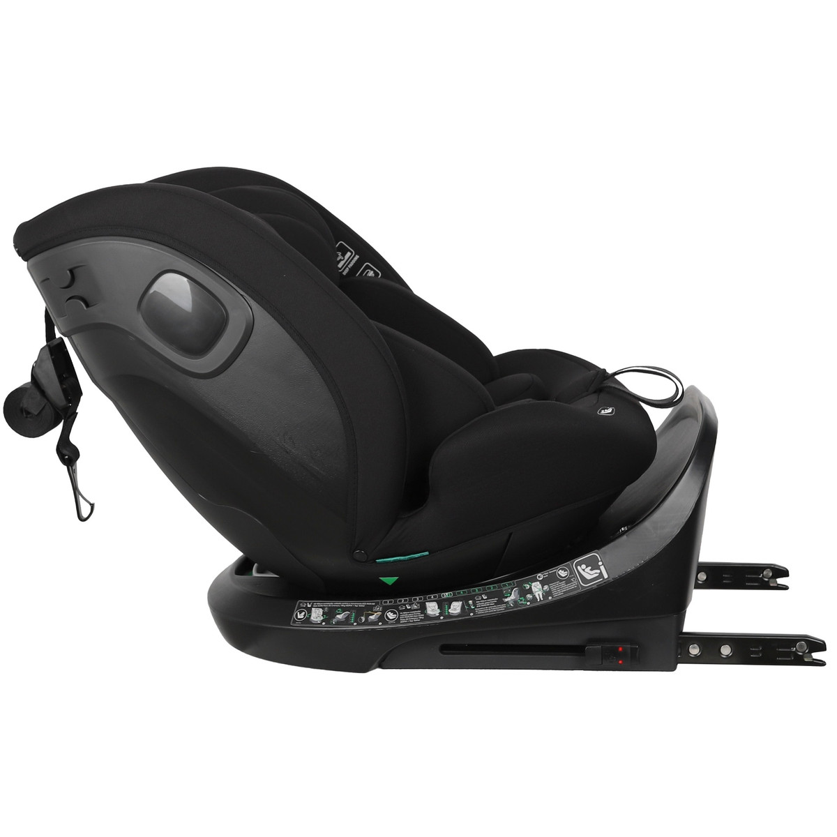 MamaLoes Dani Zwart 40-150 cm 360° i-Size Autostoel