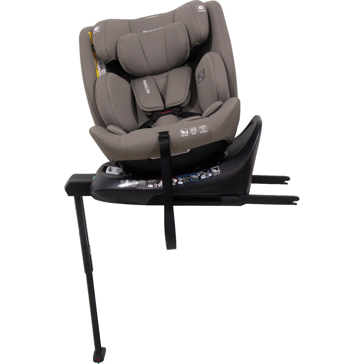 MamaLoes Demian Taupe 40-150 cm 360° i-Size Autostoel