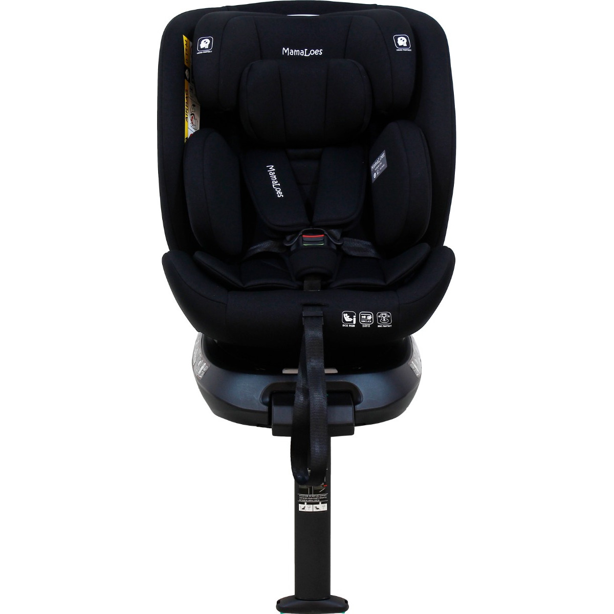 MamaLoes Demian Zwart 40-150 cm 360° i-Size Autostoel - Set van 2