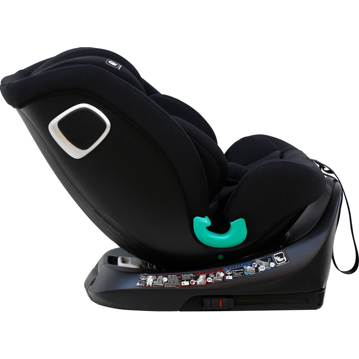Mamaloes Demian Zwart 40-150 cm 360° i-Size Autostoel