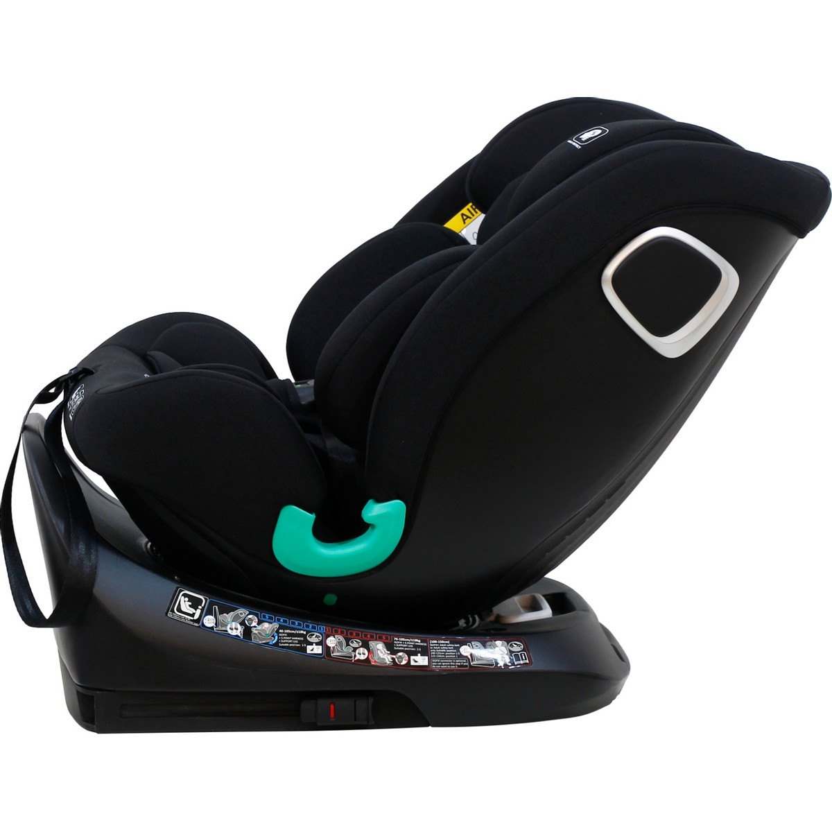 Mamaloes Demian Zwart 40-150 cm 360° i-Size Autostoel