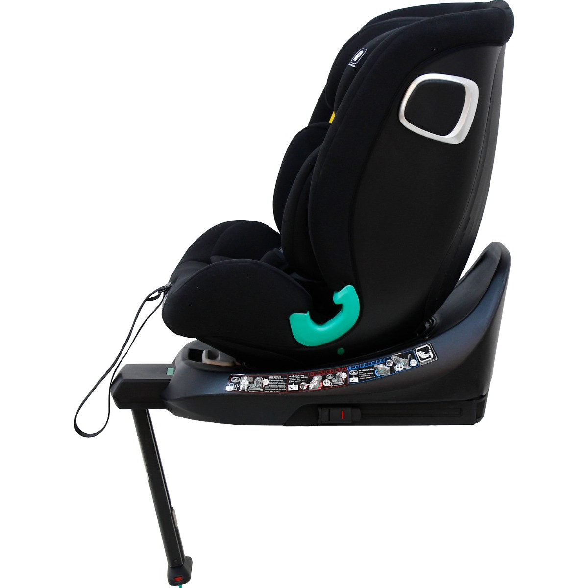 Mamaloes Demian Zwart 40-150 cm 360° i-Size Autostoel