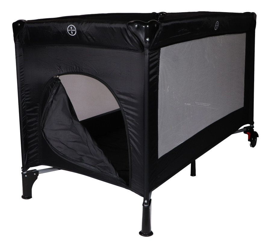 Ding Deluxe Black Campingbedje incl. Bodemverhoger