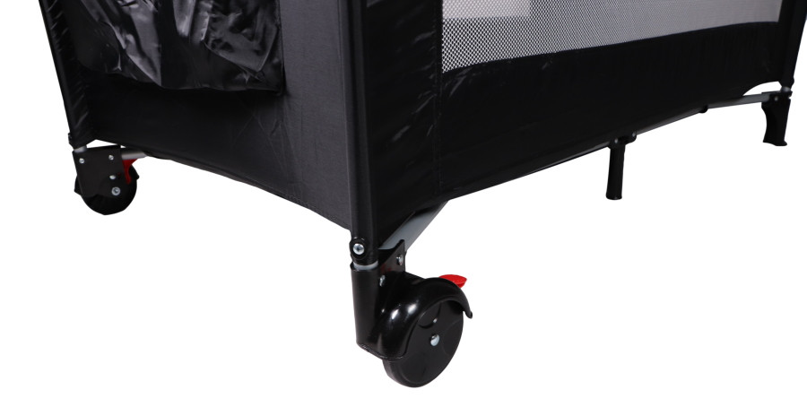 Ding Deluxe Black Campingbedje incl. Bodemverhoger