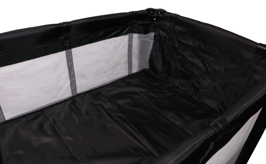 Ding Deluxe Black Campingbedje incl. Bodemverhoger