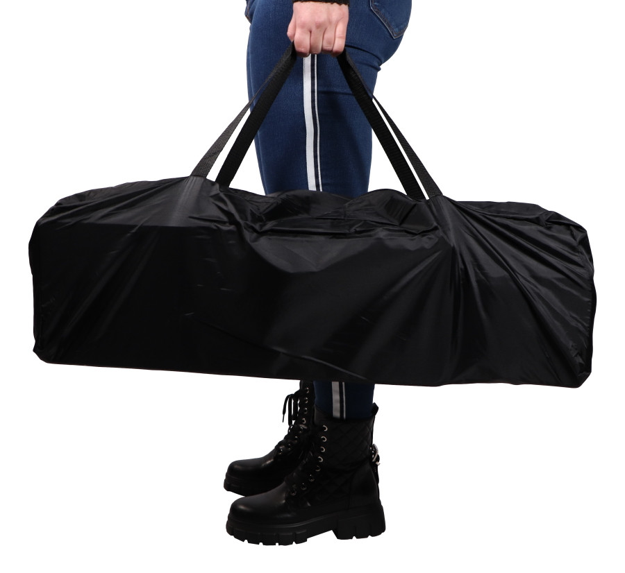 Ding Deluxe Black Campingbedje incl. Bodemverhoger