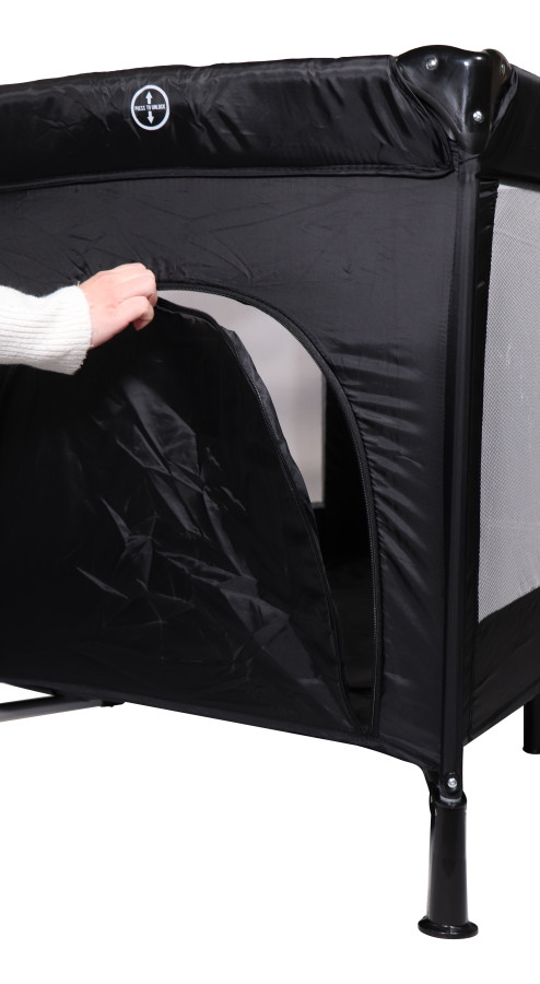 Ding Deluxe Black Campingbedje incl. Bodemverhoger