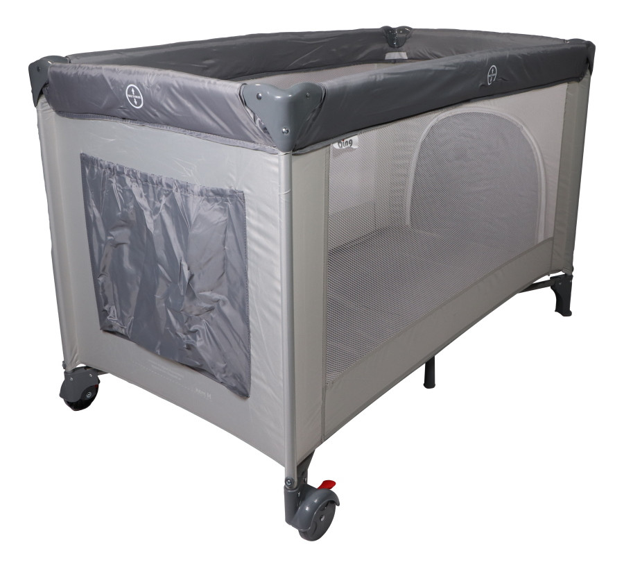 Ding Deluxe Grey Campingbedje incl. Bodemverhoger