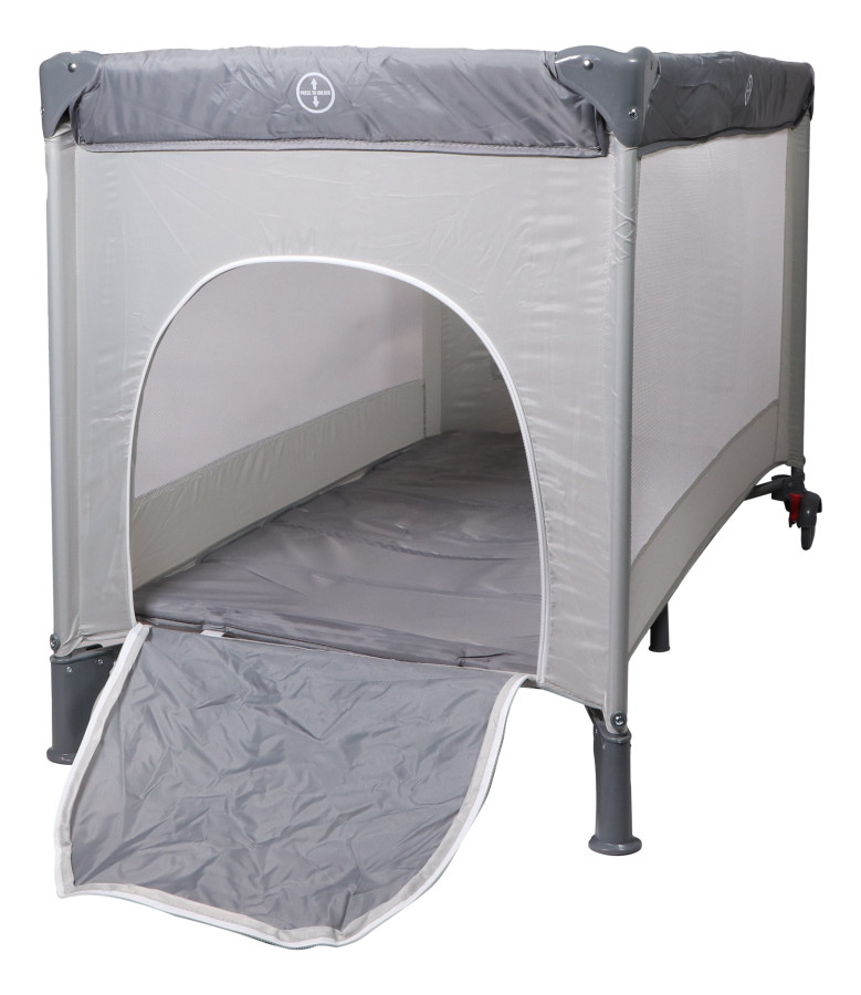 Ding Deluxe Grey Campingbedje incl. Bodemverhoger