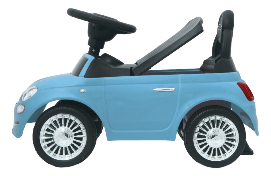 Eco Toys Fiat 500 Blauw Loopauto