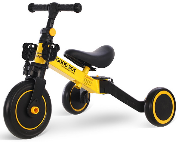 Eco Toys Geel 4-in-1 Loopfiets