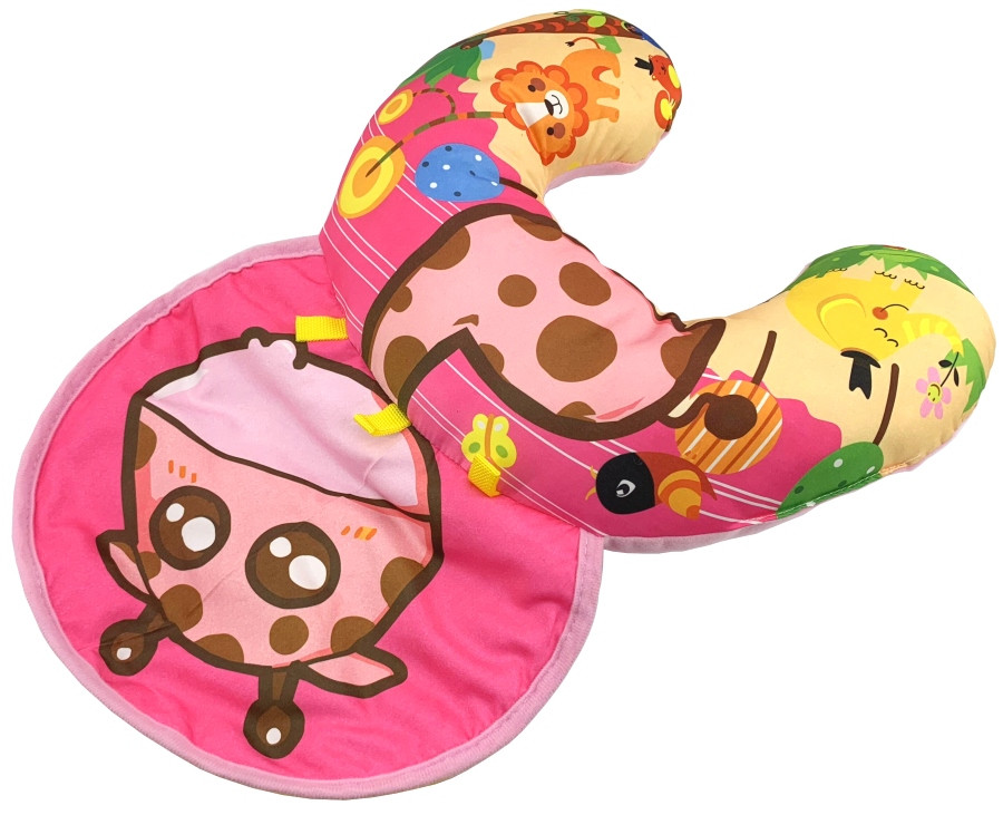 Eco Toys Jungle Roze Giraffe Buiktrainer