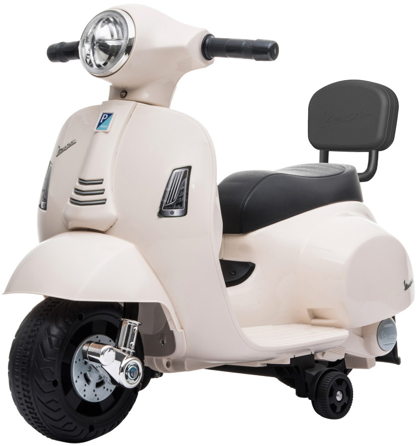 Eco Toys Wit 1,5-3 jaar Elektrische Vespa Scooter
