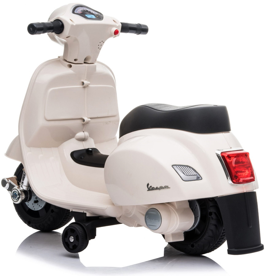 Eco Toys Wit 1,5-3 jaar Elektrische Vespa Scooter