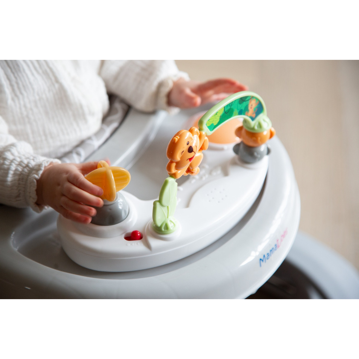 MamaLoes Evi Grijs Loopstoel