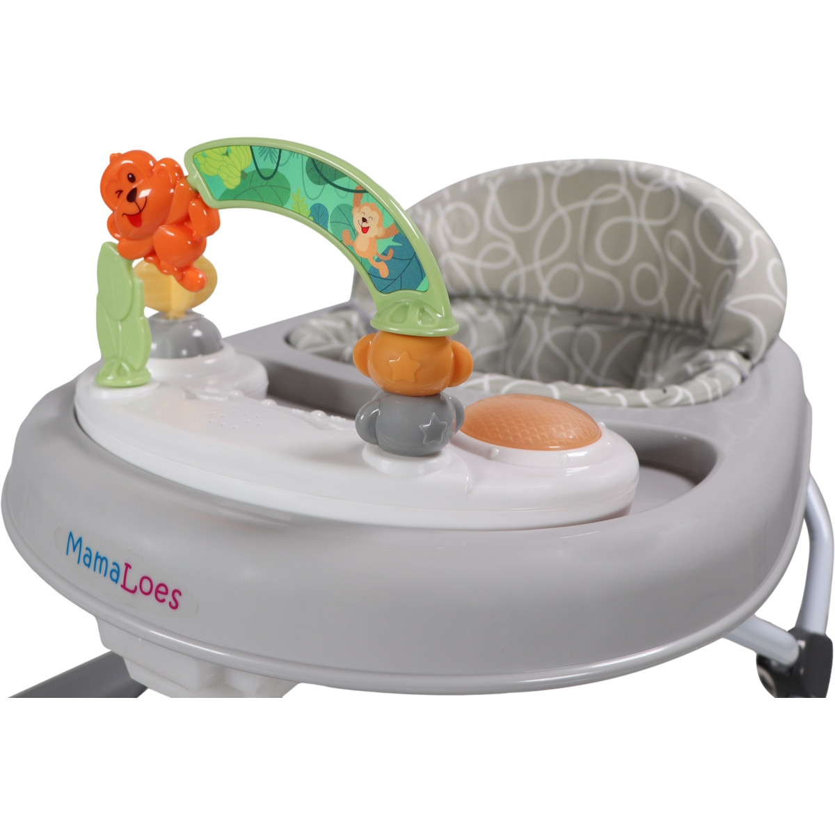 MamaLoes Evi Grijs Loopstoel