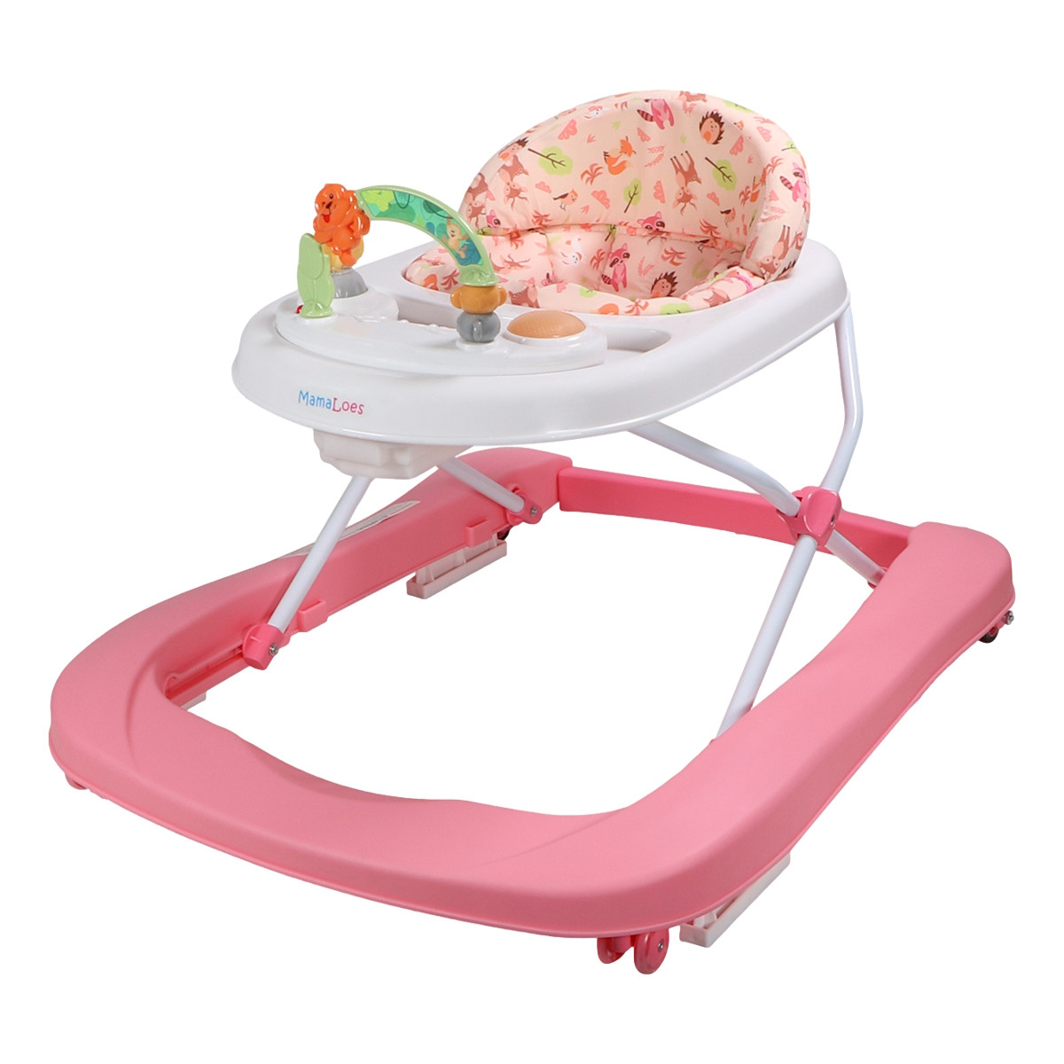 MamaLoes Evi Roze Loopstoel