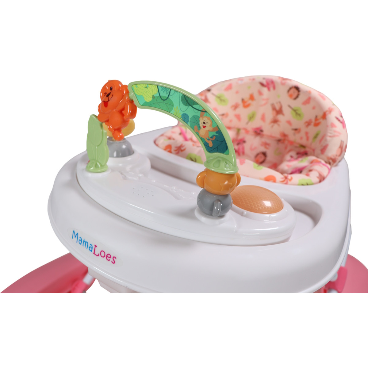 MamaLoes Evi Roze Loopstoel