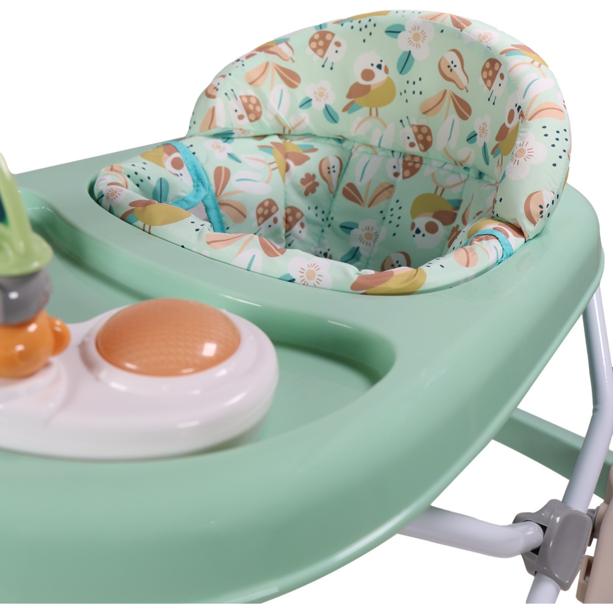 MamaLoes Evi Stone Green Loopstoel