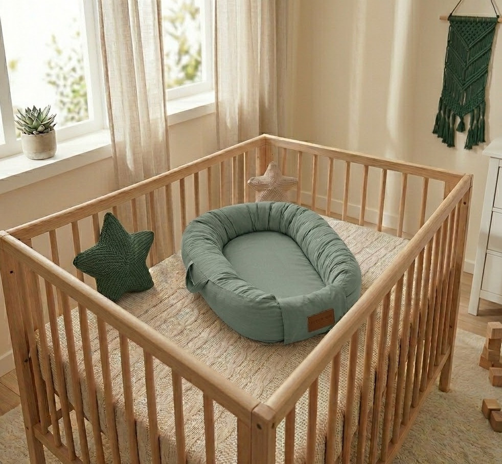 MamaLoes Green Deluxe Babynest